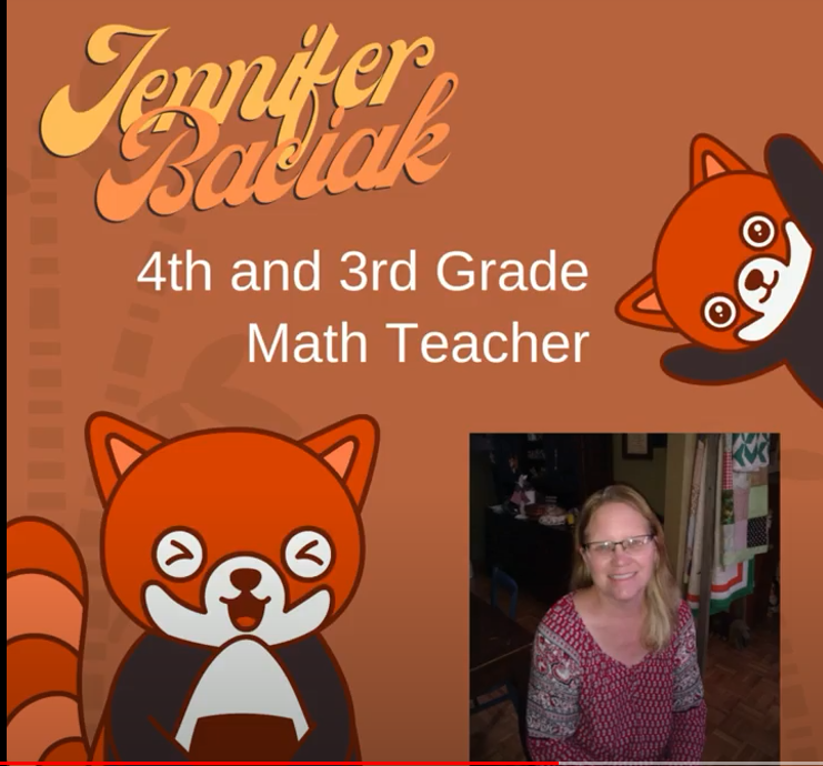 Jennifer Baciak 3rd & 4th math teacher
