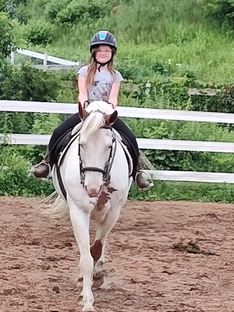 What do students do in the summer? Emma rides horses.